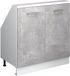 Vicco Rion Armoire pour mur incliné – avec 2 portes Béton/Blanc