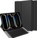 Cazy Tablet Hoes met Toetsenbord geschikt voor iPad Pro 13 (2025 / 2024) M5 / M4 - AZERTY Bluetooth Keyboard Case - Zwart