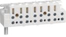 Hager klemmenblok voor wisselstroommeters, 2-polig, 50A, 230V, 1 stuk.