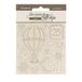Stamperia - Decorative Chips for Scrapbooking, Albums, Card Making, and Bullet Journalling, Laser Cut Cardboard Shapes, Easy to Glue, Perfect for Crafts and Gifting (Candy Christmas, Air Balloons)