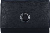 MANDARINA DUCK Mellow Leather Wallet with Flap Black Zwart