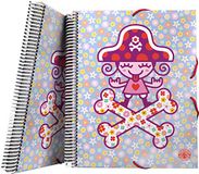 Grafoplás 39822150 Katuki Saguyaki Spiraalmap 30 transparante hoezen Piraten Heart, A4
