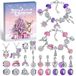 oCreon Adventskalender 2026 meisjes - DIY sieraden knutselset met 20 bedels - 2 armbanden en 2 kettingen - 24 Verrassingen