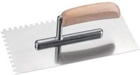 WESTEX tandspatel roestvrijstaal, 270 x 130 mm, vertanding 8x8 mm