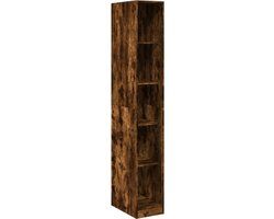 vidaXL Kledingkast - Gerookt eiken - Hout - 30x50x200 cm