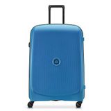 Delsey Belmont Plus Grote Reiskoffer 76 cm – Gerecycled PP – 102L – 4,5 kg – TSA Slot – SECURITECH® Rits – 4 Dubbele Wielen - Zinc Blue
