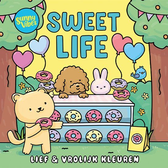 Top1Toys Lantaarn Publishers Sunny Vibes - Sweet Life Kleurboek