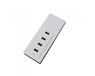 Watio Wave Oplader – reis-/wandlader met 4 USB-poorten, 1 poort met 2 A en 3 poorten met 1 A, wit, ideaal voor meerdere apparaten
