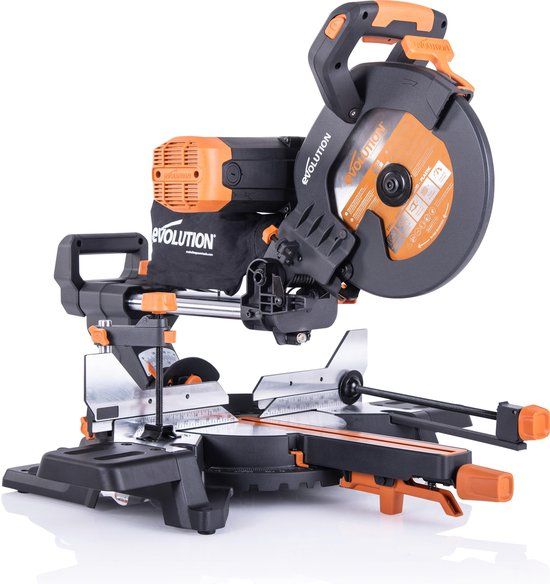 Evolution RAGE R255 SMS DB+ Multifunctionele Dubbele Verstekzaag - 255mm - 2000W - 22KG
