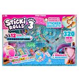 Sticki Rolls Sticki Station S3, draagbare deelbare sticker armband sieraden kit