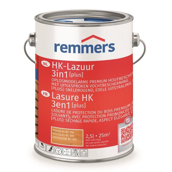 Remmers HK-Lazuur 3in1 [PLUS] - Douglas - 2.5 liter