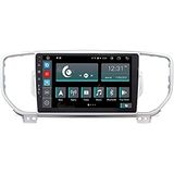 Op Kia New Sportage Autoradio Android GPS Bluetooth WiFi Dab USB Full HD Touchscreen Display 9" Easyconnect Processor 8core Stembediening