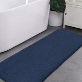 VANZAVANZU Antislip badmat - 50 x 178 cm - Marineblauw