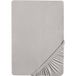 BIBERNA Drap-housse jersey-élasthanne, hauteur de bonnet jusqu'à 25cm. (Gris, 140-160 x 200 cm)