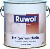 Ruwol Steigerhoutbeits Black Wash 2,5 liter