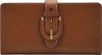 Fossil Harwell Tab Bifold Portemonnee Leer Bruin