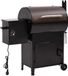 Barbecue à pellets avec cheminée 104 cm fer noir