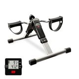 Oefeningspedaal, Pedaaltrainer, Mini Fiets Hometrainer, Mini Elektrische Crosstrainer, Pedaaltrainer, Crosstrainer voor Senioren en Volwassenen met Display, Instelbare Weerstand. Oefening Thuis, op Kantoor