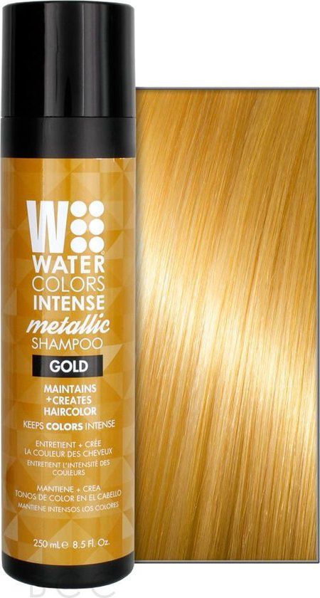 Tressa Watercolors Intense Shampoo - Intense Metallic Gold - 250ml