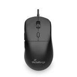 MediaRange MROS271 muis Thuis Rechtshandig USB Type-C Optisch 2400 DPI Zwart