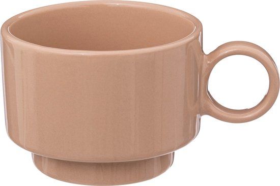 Atmosphera Secret de gourmet Retro Koffietas - 4 stuks - 10CL - Nude