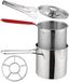 Ceruzo Mini Frituurpan – 1.2L – Inox – Met Mandje – Voor Gasfornuis