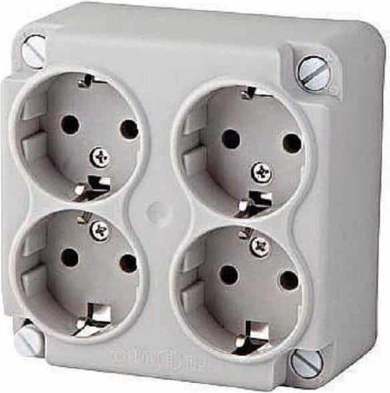 enzo ABL Deksel kabeldoos uni ABL 4 x wcd