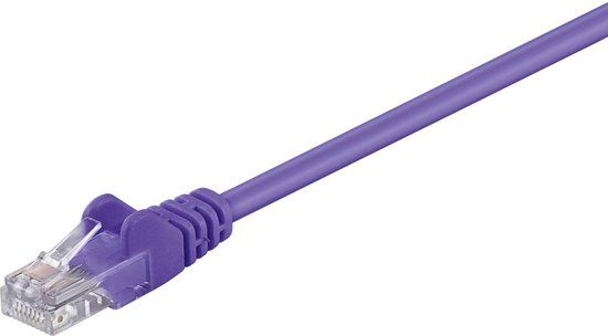 Microconnect B-UTP50025P netwerkkabel Paars 0,25 m Cat5e U/UTP (UTP)