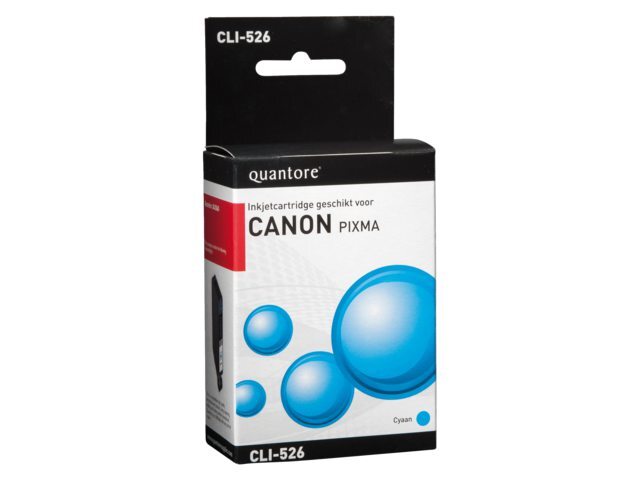 Quantore Inkcartridge Canon CLI-526 blauw