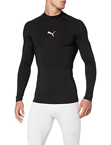 PUMA LIGA Baselayer Tee LS Warm Shirt - Black - Men's - Size S