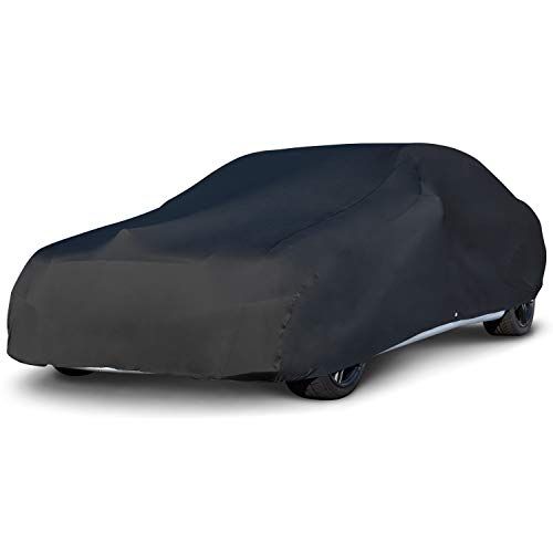 Budge Indoor Stretch Car Cover, Fits Cars up to 19' Long, BSC-4 - Black