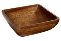 Premier Huishoudelijke grote donkerbruine houten fruitschaal slakom serveerschaal grote schaal bamboe fruitschaal slakom en servers 8 cm x 26 cm x 26 cm x 26 cm