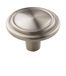 Amerock Cabinet Knob Satin Nickel 1-1/4 inch (32 mm) Diameter Everyday Heritage 1 Pack Drawer Knob Cabinet Hardware