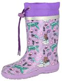 BECK Regenlaarzen 'Ocean Tale' lila / gemengde kleuren