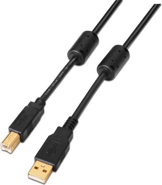 Aisens A101-0009 Micro USB Cable - 2m - Black