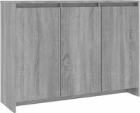 vidaXL Dressoir - Grijs Sonoma Eiken - 102x75 cm