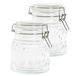 Item International Keuken Voorraadpot - 8x stuks - Weckpot - 510 ml - Glas - Metalen Beugelsluiting - Conservenpot - 10 x 13 cm
