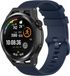 Strap-it Bracelet en silicone pour montre connectée - Convient pour Huawei GT Runner - Bleu foncé
