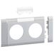 Hager GB08021LAN Omslag Stopcontactafdekking Aluminium 1 stuk(s)