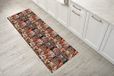 Velvet GEMITEX Velvet tapijt, Made in Italy, antislip, digitale print op zacht polyester fluweel, 50 x 95 cm, DIS. V104