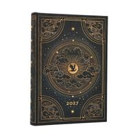 2027 Paperblanks 2027 Shadows Of Navarre (fourth Wing) Midi Hardcover 12-month Dayplanner