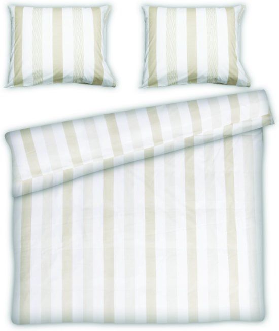 Papillon Porto dekbedovertrek tweepersoons 200x200/220cm - Zand