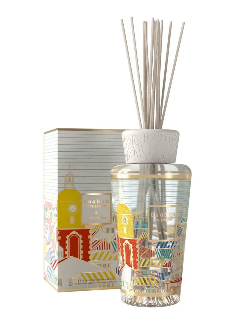 Baobab Collection My First Baobab Saint-Tropez geurstokjes 250 ml - Geel