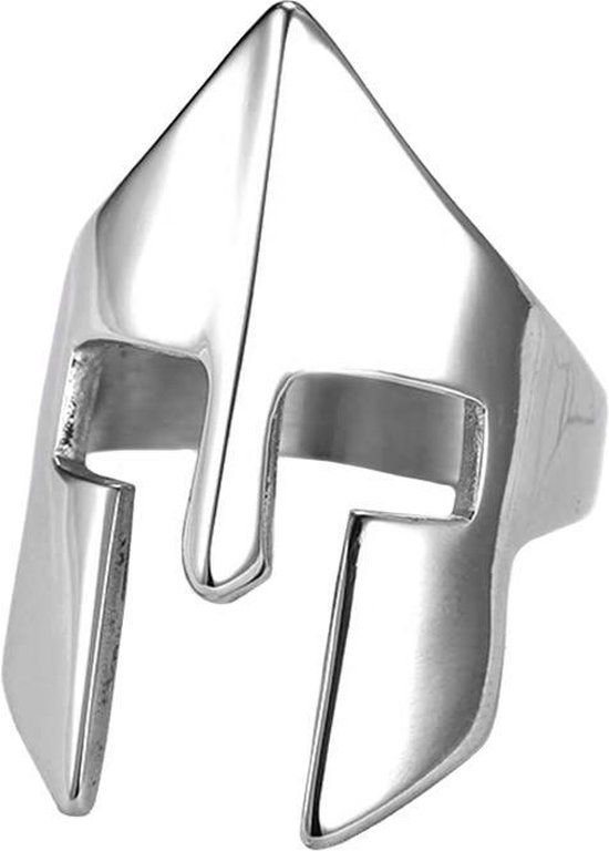 LGT JWLS Herenring edelstaal Spartan Mask-19mm
