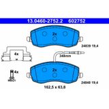 ATE Kit de plaquettes de frein, frein à disque 13.0460-2752.2 Citroën 4253 94