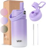 VANN® RVS Drinkfles 400 ML Gradient Purple