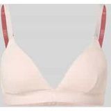 Puma - Dames - Sport Triangel Bralette - 3D Knit - Light Pink - Maat XL