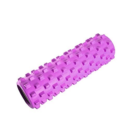 Spiermassagerol Foam Roller yoga-massageapparaat voor Trigger Point Therapy, zelfmassage met spieruitlaat, 33 x 13 cm, crossfit, stretching, yoga, pilates, fysiotherapie (roze)
