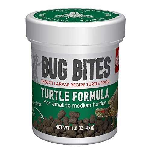 Fluval Bug Bites Complete Food for Turtles - Slow Sinking Granules - 45g
