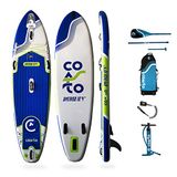 Coasto Amerigo Sup Table Blauw/Wit/Groen 10'4" Unisex Volwassenen